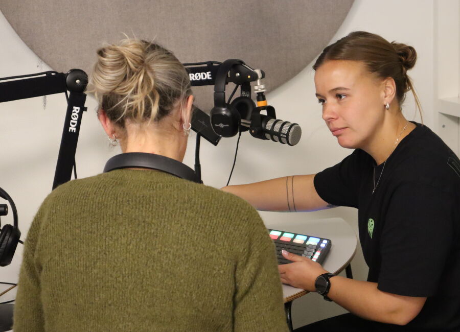 Podcaststudie på FGU