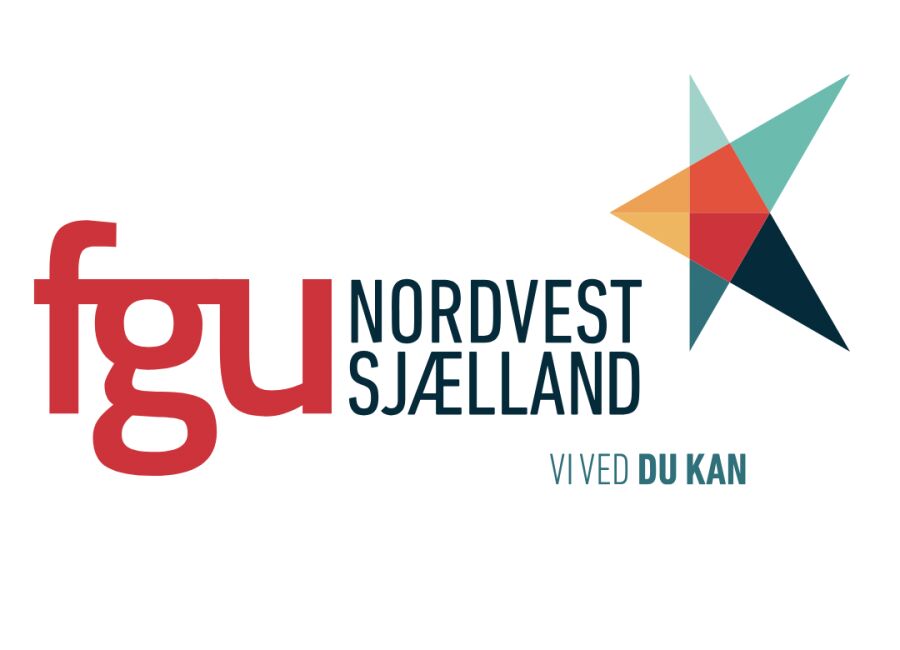 FGU Nordvestsjællands logo og stjerne.